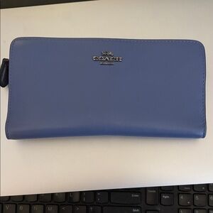 Coach Periwinkle Leather Clutch